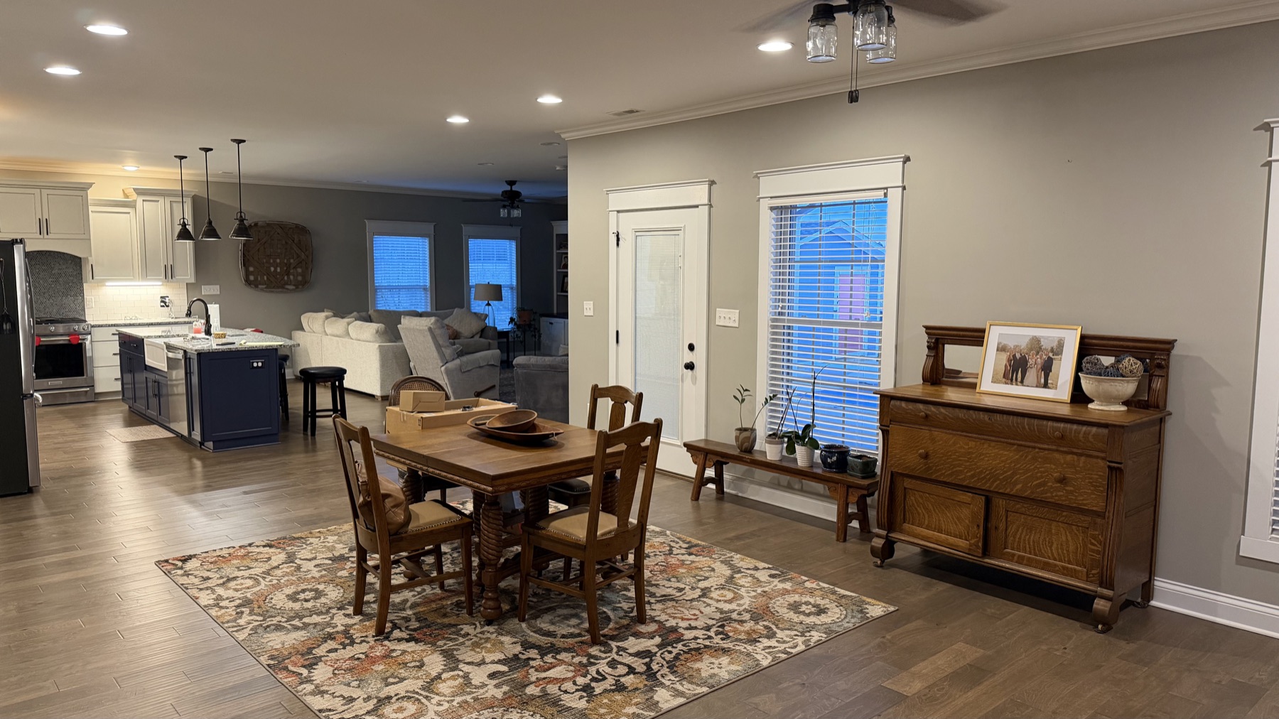 Dining room before the Nelson Home & Company transformation
