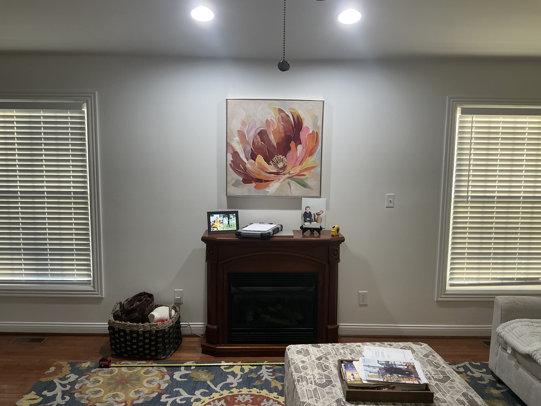 Living room before the Nelson Home & Company makeover