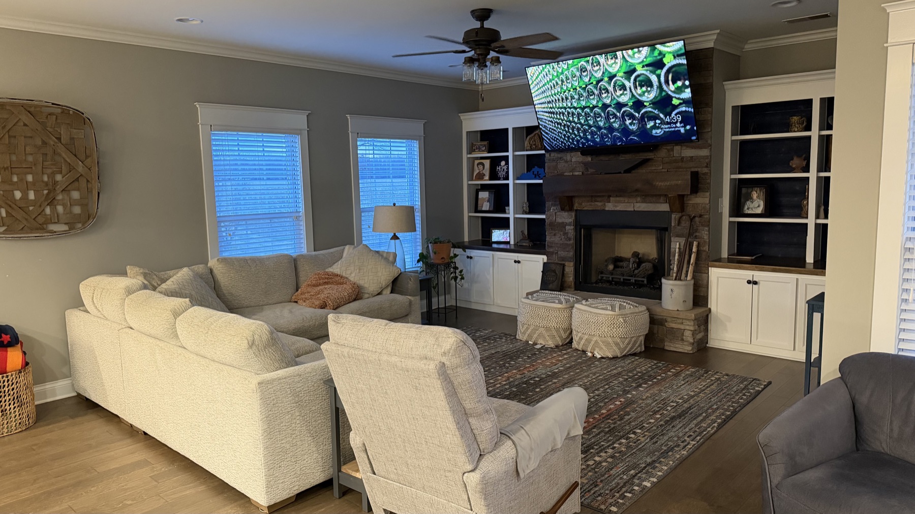 Living room before the Nelson Home & Company refresh